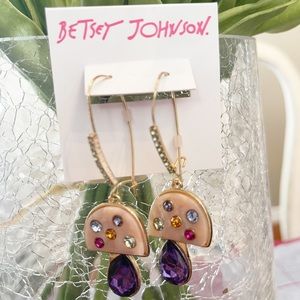 BETSEY JOHNSON WHIMSICAL FUN EARRINGS